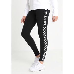 Hollister checkered side yoga pants